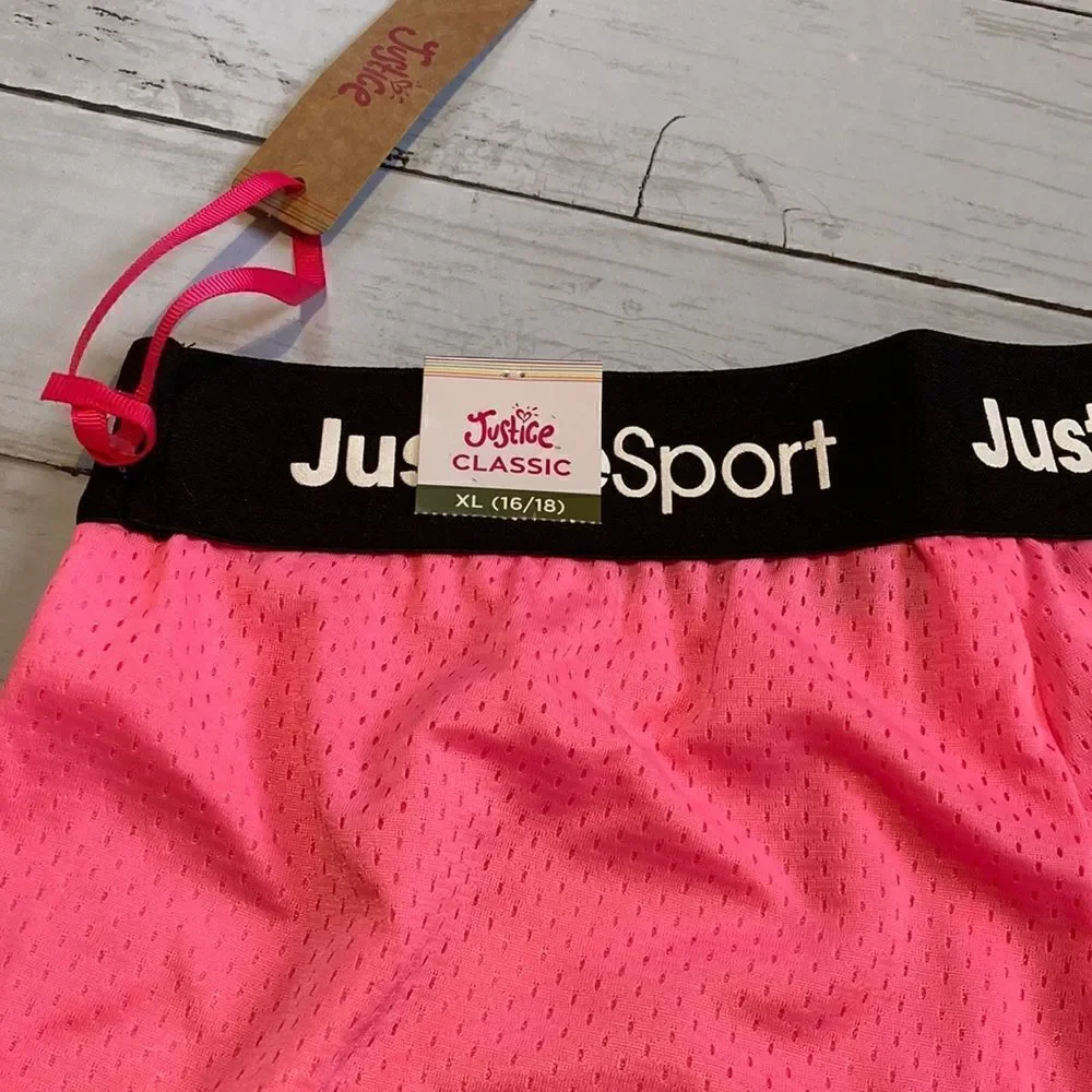 Justice Girls Mesh Dolphin Shorts Size XL (16/18)
